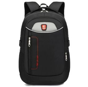 Backpack, Travel Water Resistant School Backpack (Color: black, size: M)