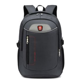 Backpack, Travel Water Resistant School Backpack (Color: Gray, size: M)